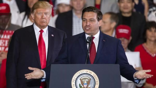 Trump supporters try to oust DeSantis from office