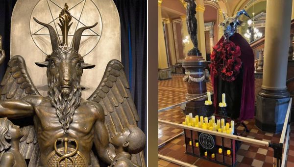 Navy Reserve veteran charged with hate crime for beheading Satanic statue in Iowa State Capitol