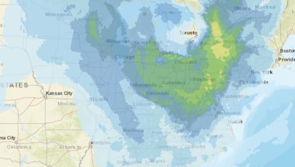 Latest Canadian wildfire smoke maps show where air quality is unhealthy now and forecasts for the near future