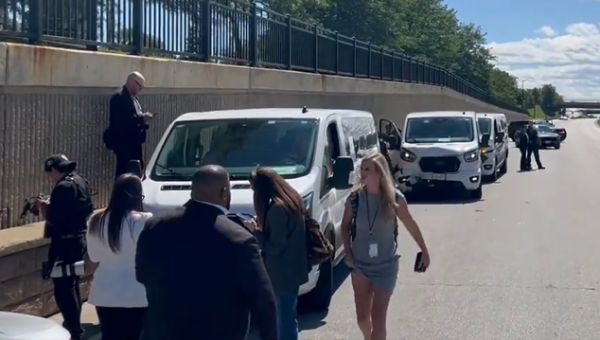 Press vans following Democratic VP nominee Tim Walz involved in Milwaukee interstate crash