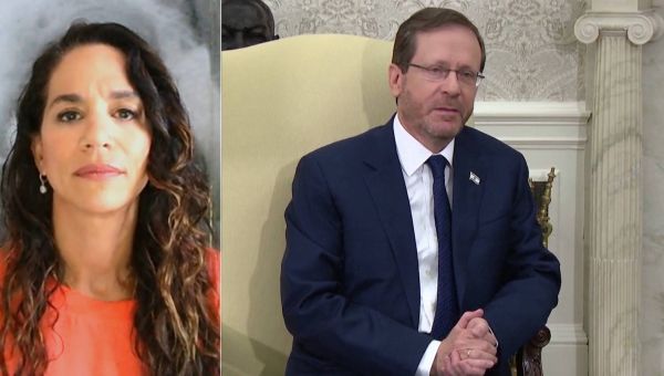 Palestinians Say U.S. Is “Normalizing Apartheid” by Hosting Israeli President