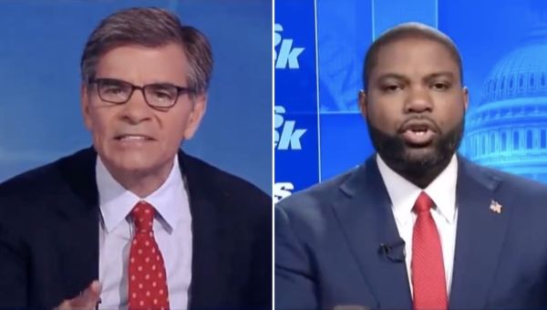 'Now that you're done yelling at me': Byron Donalds silences Stephanopoulos tantrum on Kamala's racial identity