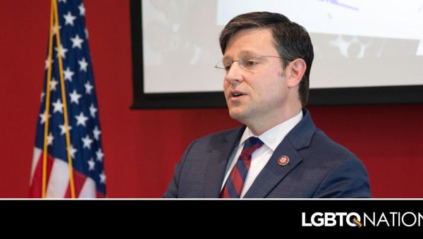 Mike Johnson worked with conversion therapy group to convince teens being gay is “dangerous”