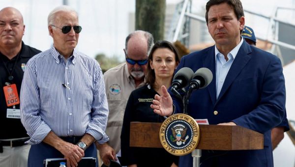 Ron DeSantis fans go wild as Florida gov speaks behind presidential…