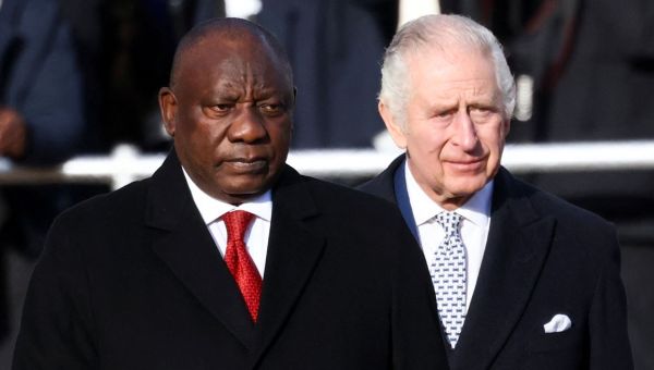 King Charles hosts first state visit as monarch – with South African President Cyril Ramaphosa attending Buckingham Palace and Parliament on day one