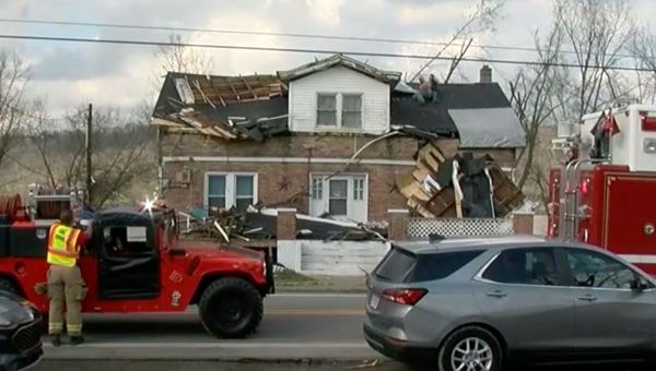 Three killed as fierce storms and tornadoes damage homes and businesses across several US states
