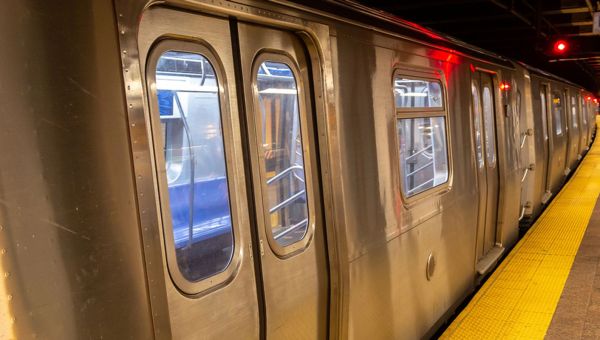Man suffers burns after flaming liquid thrown at him on New York subway