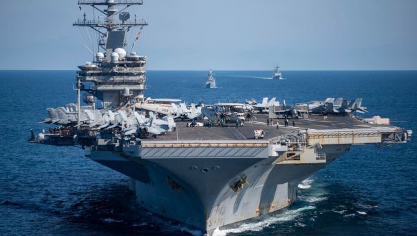 North Korea: US deploys aircraft carrier to the east coast of Korean peninsula after Pyongyang fires missile over Japan