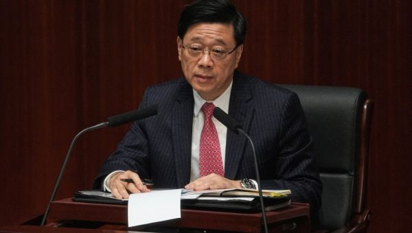 Hong Kong leader warns of foreign ‘wolves’ waiting to pounce