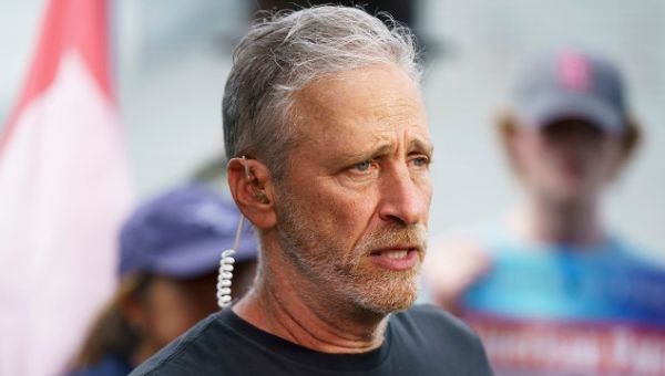 Jon Stewart: Trump economic policy has same tagline as third 'Squid Game' season