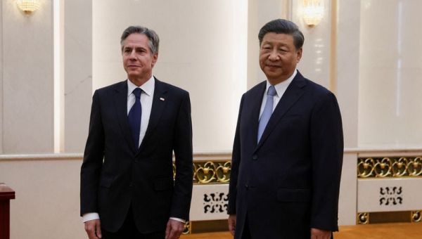 Xi hails ‘progress’ as he meets Blinken during rare China trip