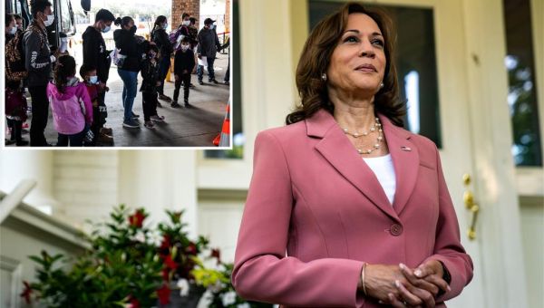 Migrants bused to Kamala Harris’ home on Christmas Eve intended for…
