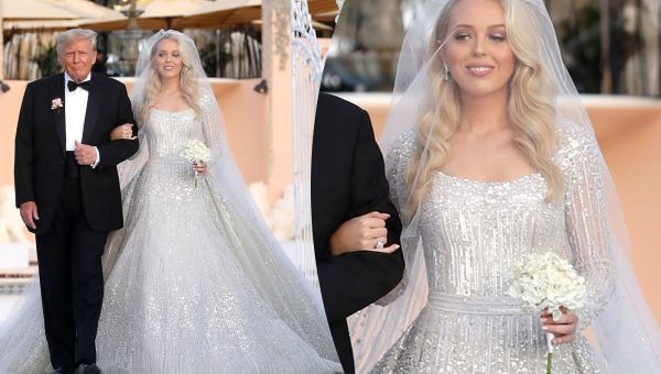 Details on Tiffany Trump’s wedding dress from Michael Boulos nuptials