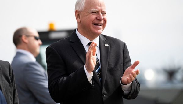 Tim Walz, Wife and Children Make Emotional Appearance at DNC: ‘You Are My Entire World’