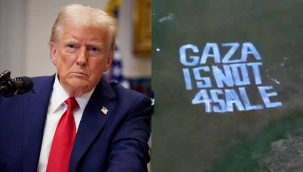 Donald Trump's Scottish golf course targeted by pro-Palestine protesters