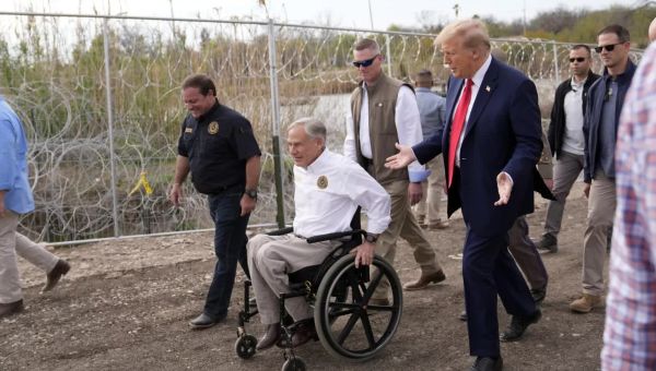 Greg Abbott celebrates court victory on Texas border barrier