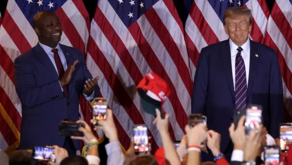 Donald Trump tells Nikki Haley’s husband to leave his military deployment