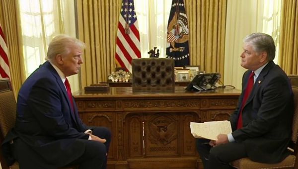 Trump reflects on return to White House after 4 years of Biden's agenda: 'Got there just in the nick of time'