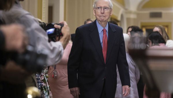 McConnell publicly vows to ‘finish’ term after private update to Senate GOP