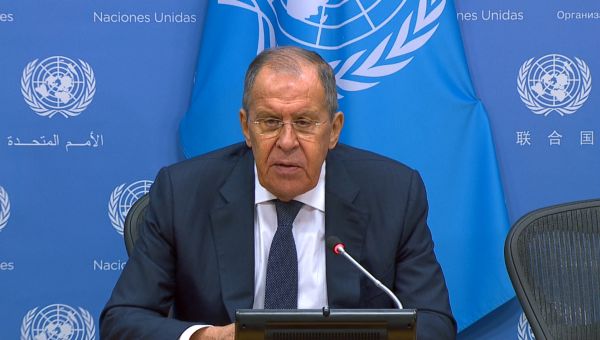 UN / RUSSIA LAVROV PRESSER