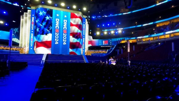 United Center interior unveiled for DNC 2024