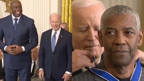 Denzel Washington and Magic Johnson Honored with the Presidential Medal of Freedom [Video]