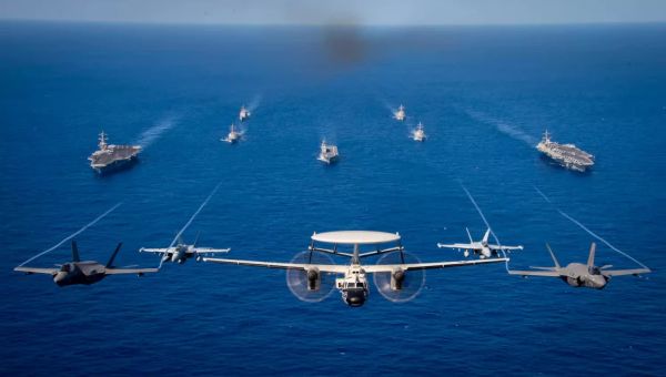 US and ally navies flex muscles on “China’s doorstep”