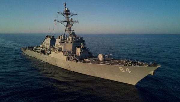 US Navy destroyer shoots down missiles potentially headed toward Israel: Pentagon