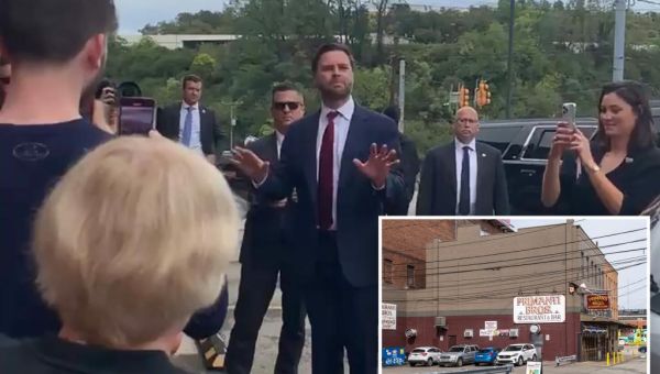 JD Vance event at Pa. restaurant spirals into chaos after manager…