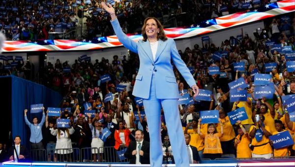 Kamala Harris gets enough delegates to secure Dem nomination -- ...