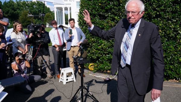 Sen. Bernie Sanders’ office in Vermont caught fire. Arson is suspected, but the motive is unclear