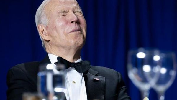 ‘I call it being seasoned’: Biden laughs off age gags at comedy roast