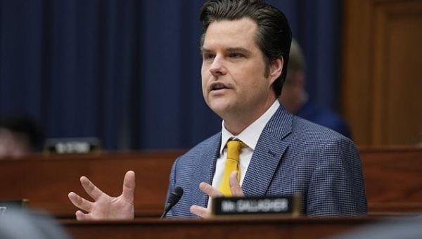 Another woman threw a drink at US Rep. Matt Gaetz in Florida