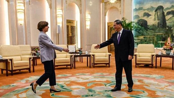 France’s top diplomat in Beijing for talks on Middle East, cultural…