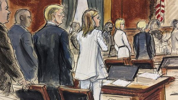 Judge warns Trump to be quiet as accuser gives evidence at…