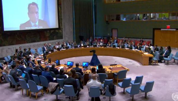 Earthquake interrupts UN Security Council meeting after hitting US…