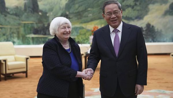 Yellen says US-China relationship on 'more stable footing' but more...