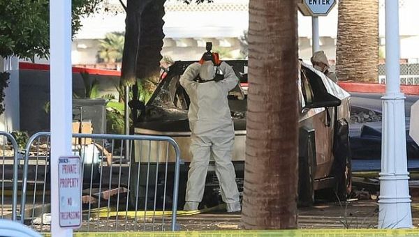 Vegas Tesla blast suspect shot himself in head: officials