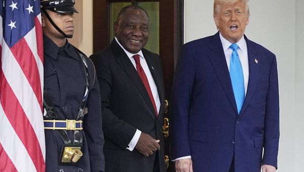 Trump hosts Ramaphosa for talks as South African leader looks to…