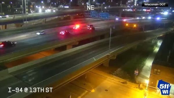 Suspected drunk driver has close call with Harris’ motorcade: video