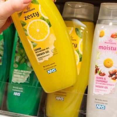 Cancer advice put onto packs of shower gel