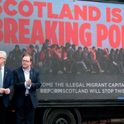 Reform extends migrant detention centre pledge to Scottish election