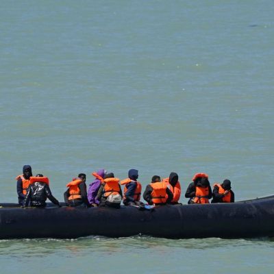 Record 165 migrants cross Channel in ‘perilous single boat’