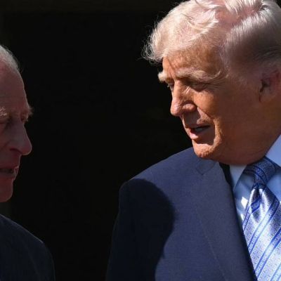 Trump's whispered warning to King Charles shared by lip reader