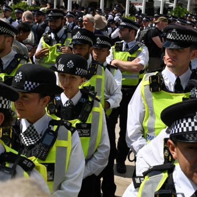 British police forces to make arrests over ‘globalise the intifada’ chants