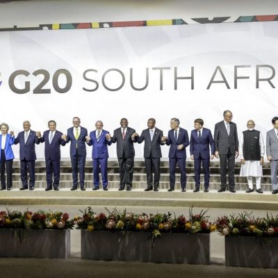 South Africa steers G20 leaders to joint declaration without Trump