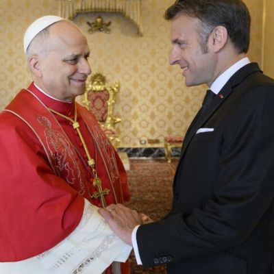 Middle East top of agenda as Macron meets Pope Leo XIV at Vatican