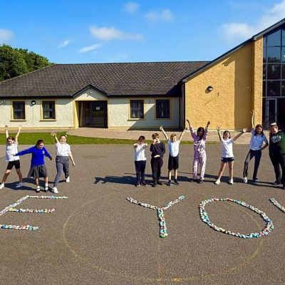Pebble garden at Cavan school champions wellbeing