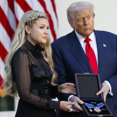 Trump hails ‘martyr’ Kirk at posthumous medal ceremony