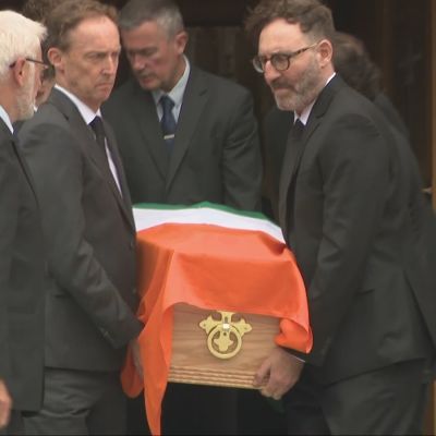 Funeral takes place of former minister David Andrews